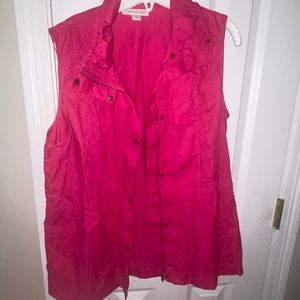 Women’s large sz 14 hot pink vest